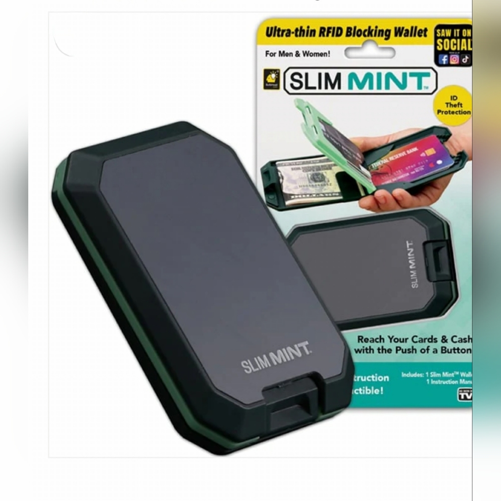 Slim Mint Wallet
